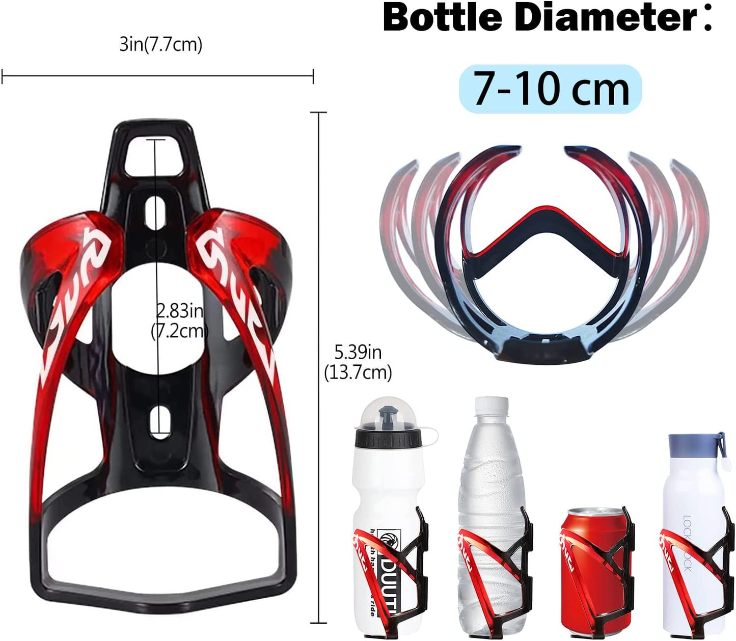 Soporte Para Botella Bicicleta Con Botella De Agua Jaula Universal Para Botella