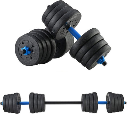 Adjustable Dumbbells Weight Sets, 22/44/66/88/110 LBS Dumbbell Barbell Set, 2-In-1 Free Weights Dumbbells Set for Home Gym Fitness Workout (Barbell 88LB or 44 LB Dumbbell Pair)