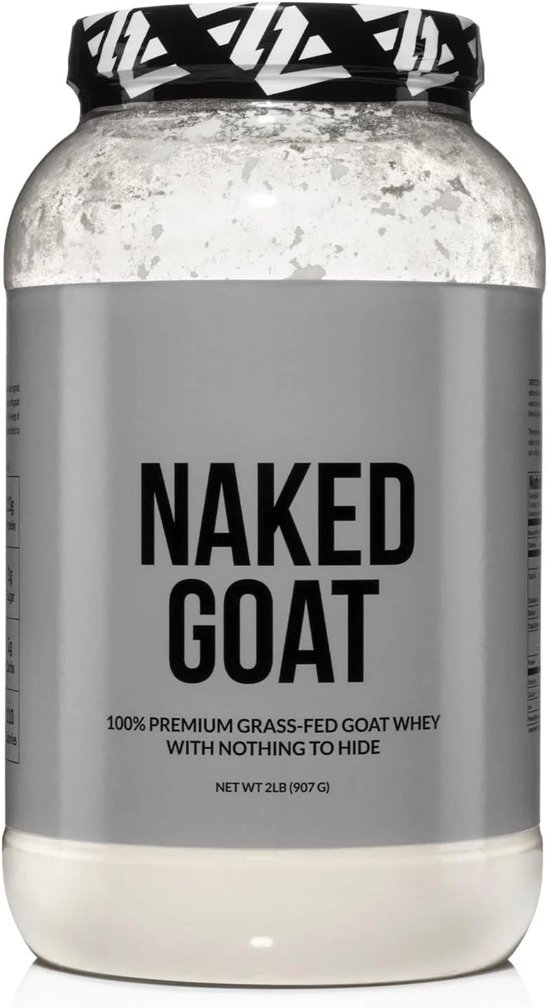 Naked Goat - Pasture Fed Goat Whey Protein Powder, 23G Protein, 2LB - 30 Servings