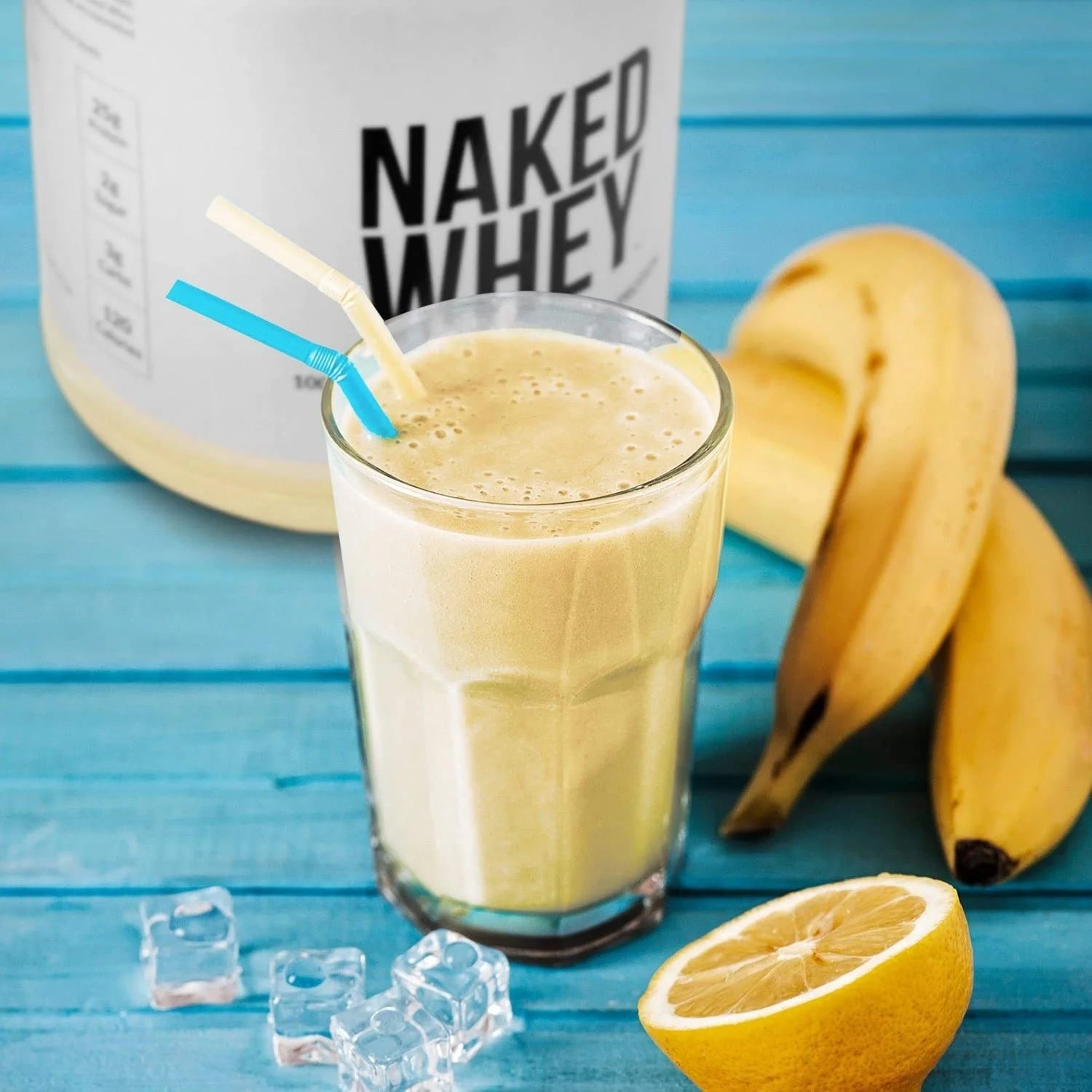 Vanilla Whey Protein 1Lb, Only 3 Ingredients, All Natural Grass Fed Whey Protein Powder + Vanilla + Coconut Sugar- Gmo-Free, Soy Free, Gluten Free. Aid Muscle Growth, 12 Servings