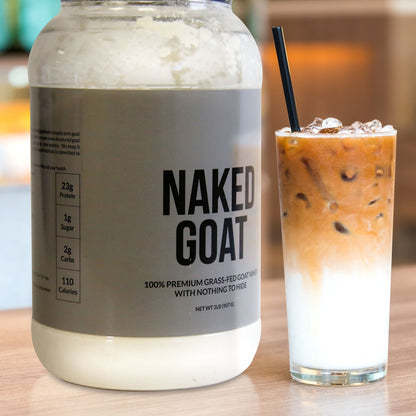 Naked Goat - Pasture Fed Goat Whey Protein Powder, 23G Protein, 2LB - 30 Servings