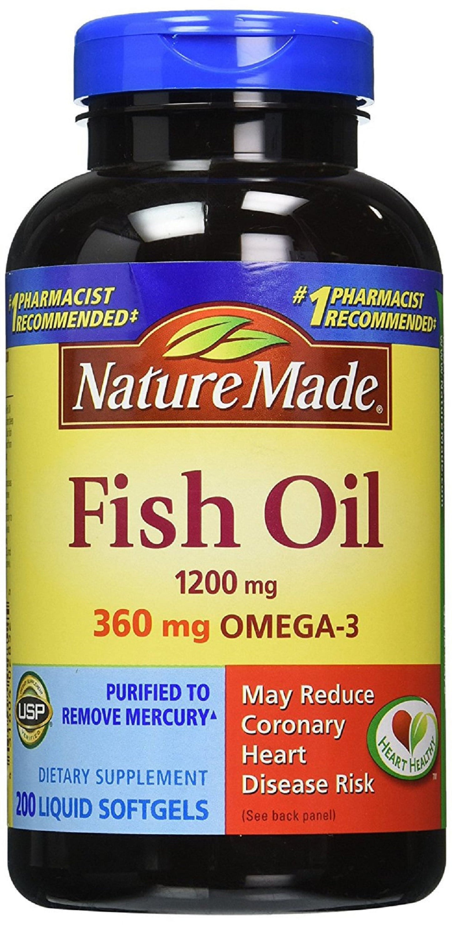 Fish Oil 1200 Mg., 400 Softgels