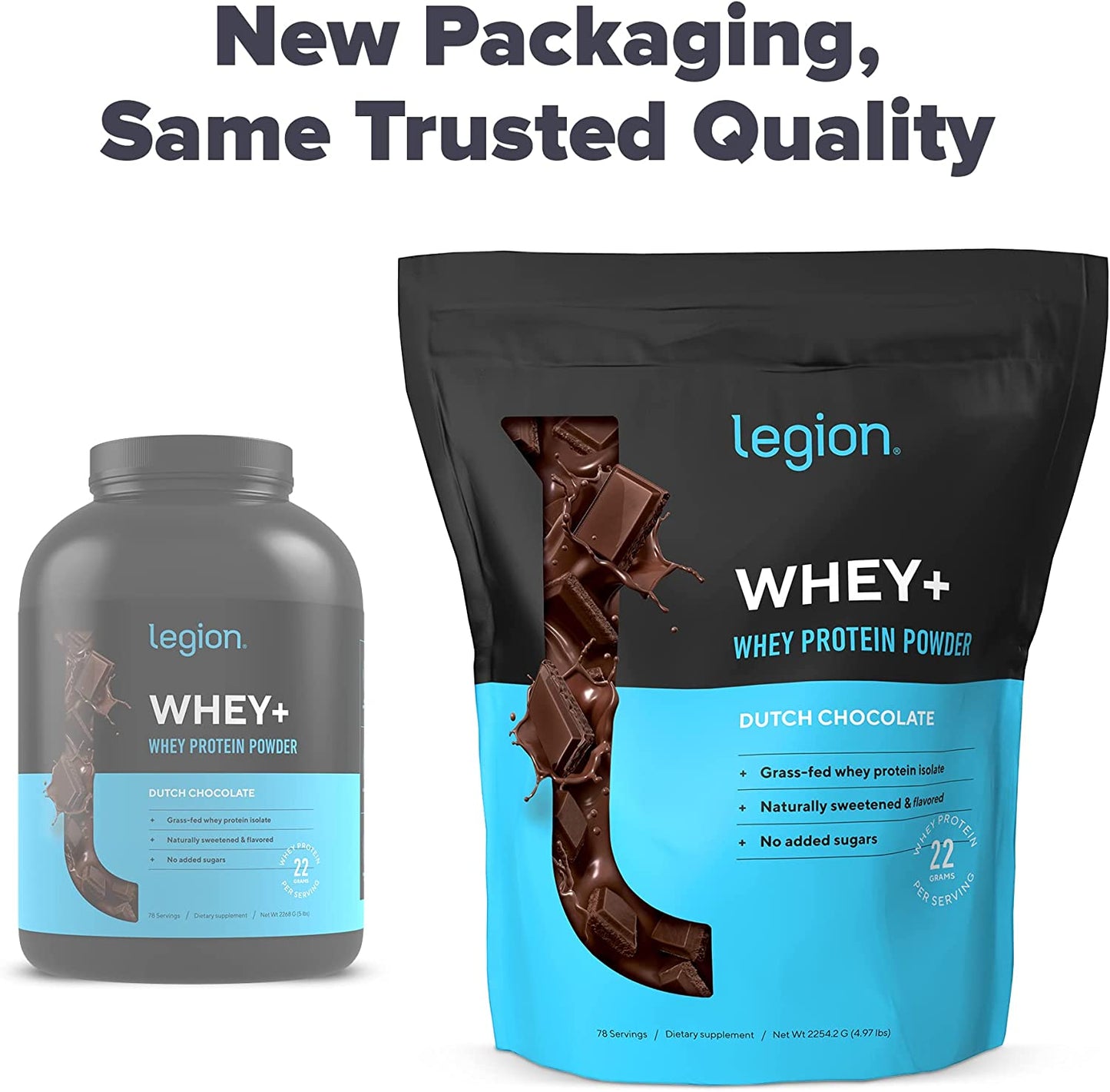 Whey Protein Powder Chocolate - Whey+ Isolate Protein Powder - Protein Isolate from Grass Fed Cows - Non-Gmo, Lactose-Free, Sugar-Free Protein Powder Dietary Supplement (79 Servings)